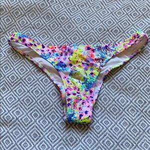 Floral Victoria’s Secret cheeky Bikini bottoms